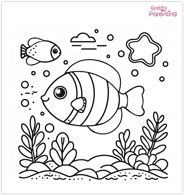 25 Ocean Coloring Pages - Free Printable, Sheets and Images for Kids
