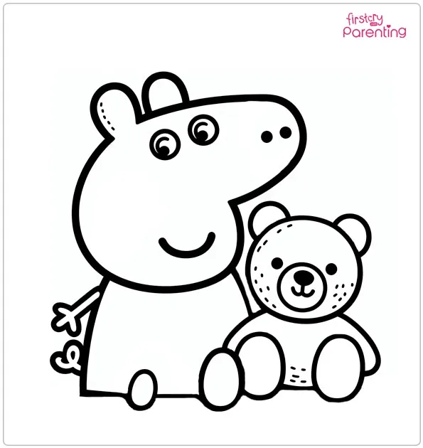 25 Peppa Pig Coloring Pages - Free Printable, Sheets and Images for Kids