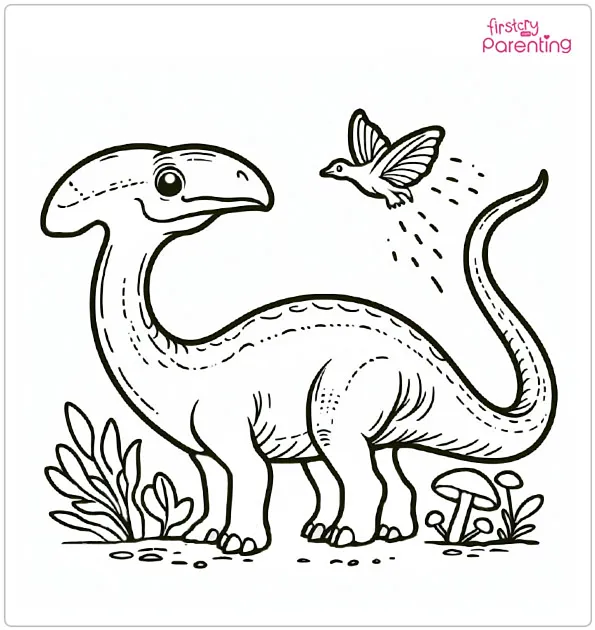 25 Dinosaur Coloring Pages - Free Printable, Sheets and Images for Kids