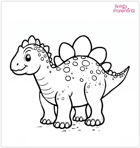 Ankylosaurus Dinosaur Coloring Page