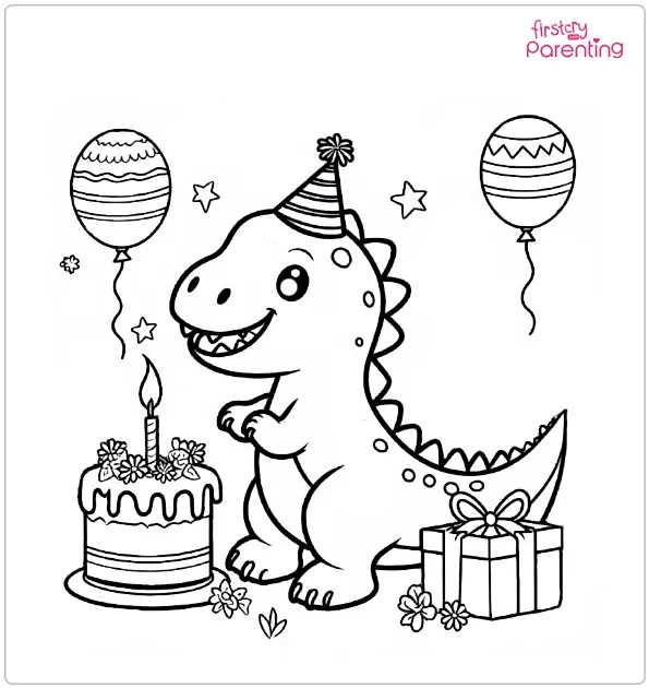 25 Dinosaur Coloring Pages - Free Printable, Sheets and Images for Kids