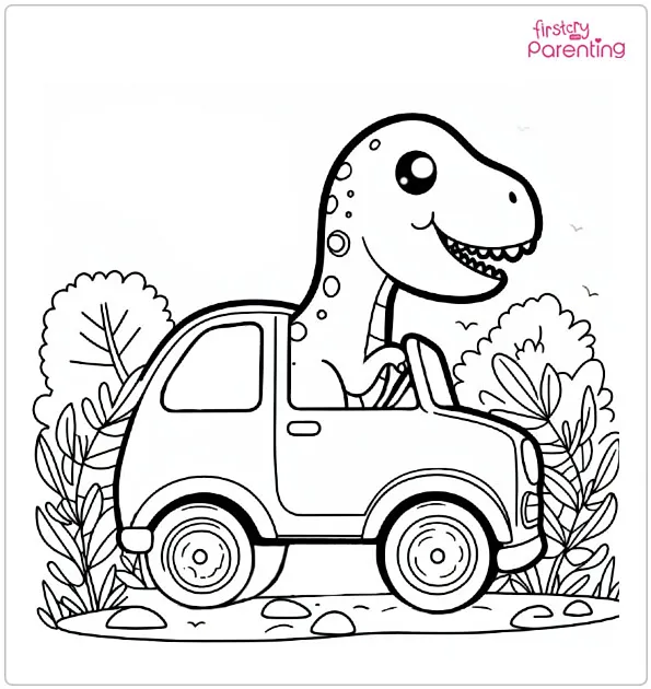 25 Dinosaur Coloring Pages Free Printable, Sheets and Images for Kids