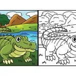 Alligator Coloring Pages - Free Printable Pages For Kids