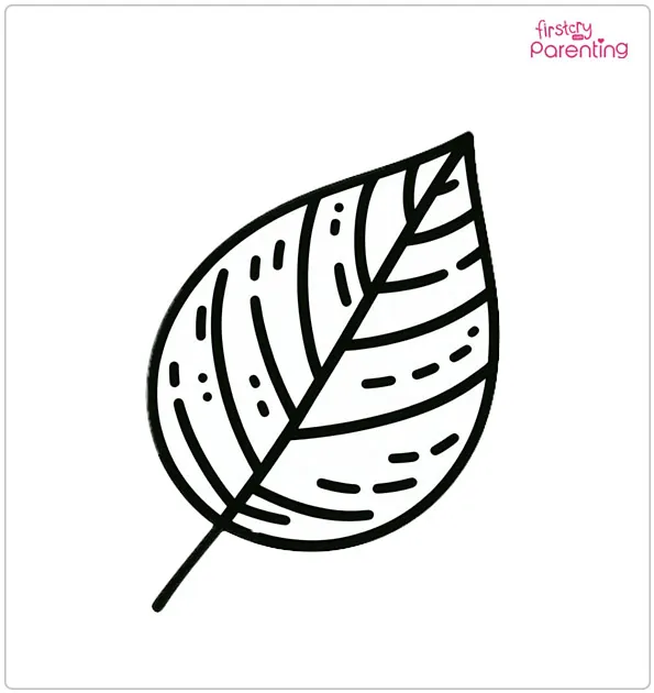 Small Leaves Coloring Page