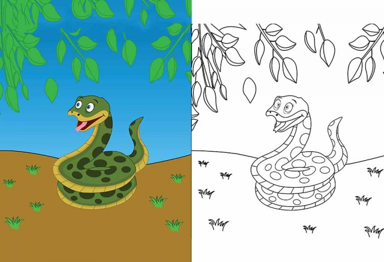 Snake Coloring Pages – Free Printable Pages For Kids