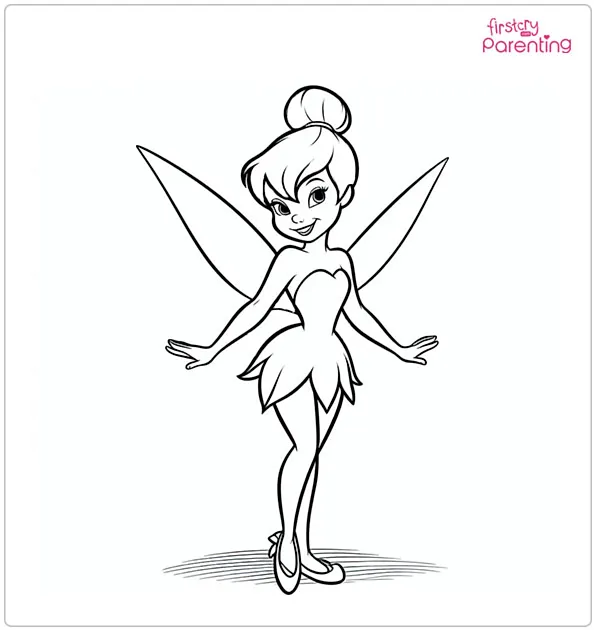 Disney Tinkerbell Coloring Page
