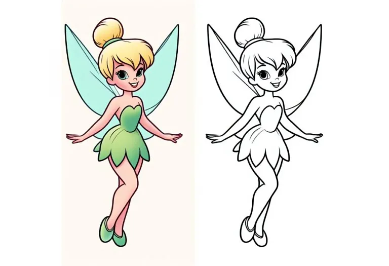 Tinkerbell Coloring Pages - Free Printable Pages For Kids