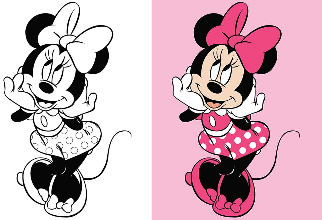 25 Minnie Mouse Coloring Pages - Free Printable, Sheets and Images for Kids