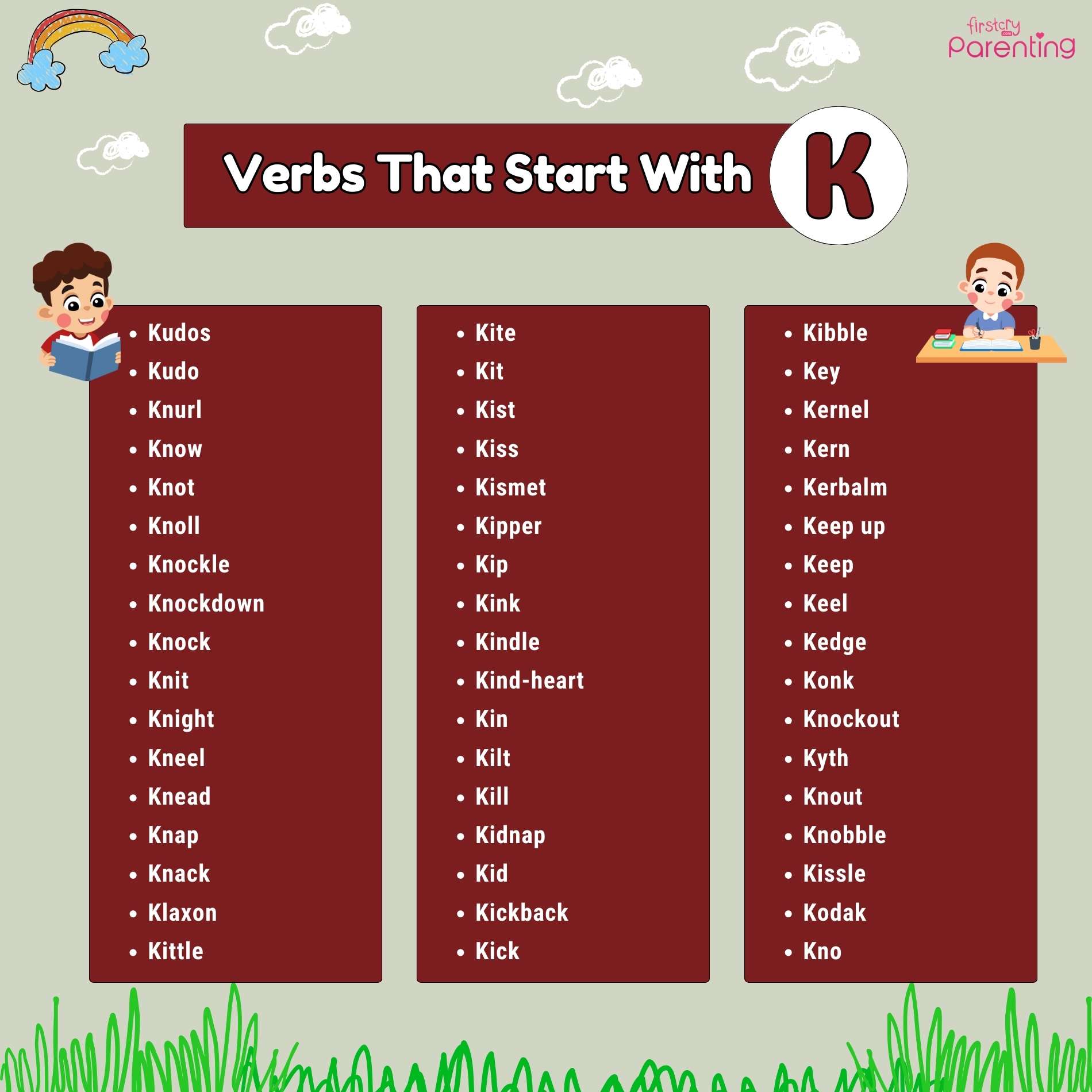 Verbs That Start With K in English (With Meanings & Examples)