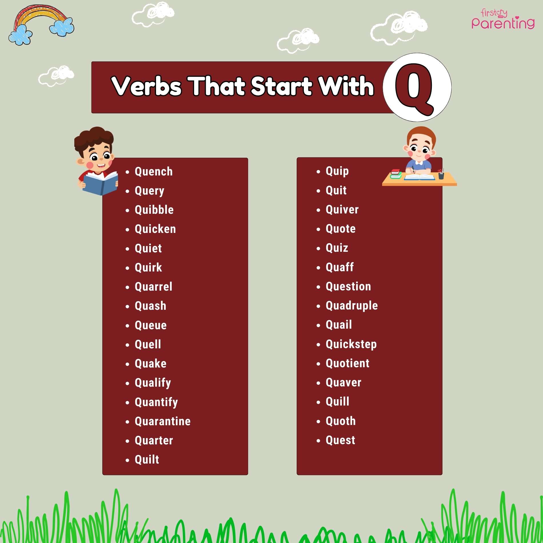 Verbs That Start With Q In English With Meanings And Examples