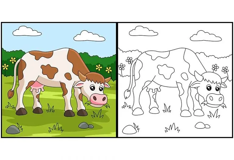 Cow Coloring Pages – Free Printable Pages For Kids