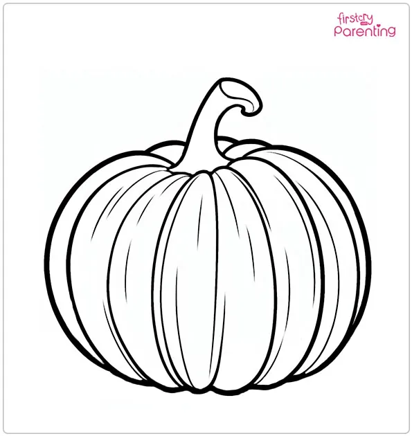 Big Pumpkin Coloring Page