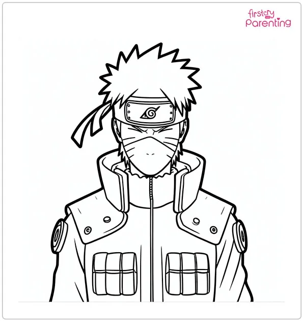 The Naruto As Hokage Coloring Page