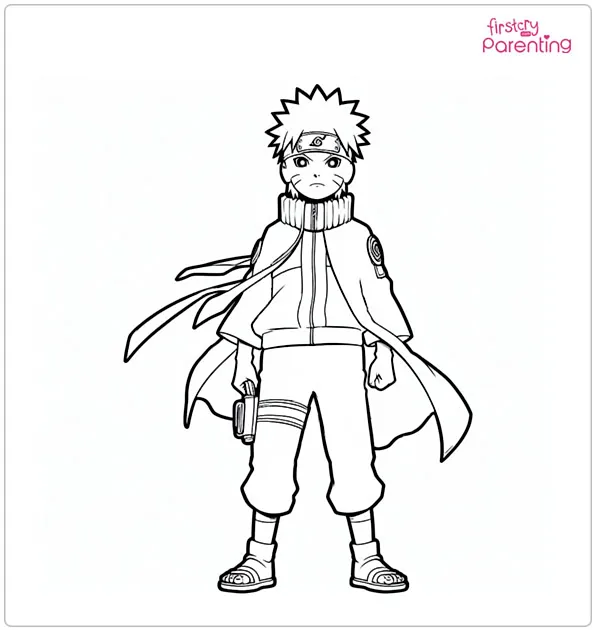 Anime Naruto Coloring Page