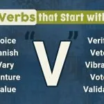 Verbs That Start With V in English (With Meanings & Examples)