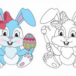 Easter Bunny Coloring Pages - Free Printable Pages For Kids