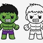 Hulk Coloring Pages - Free Printable Pages For Kids