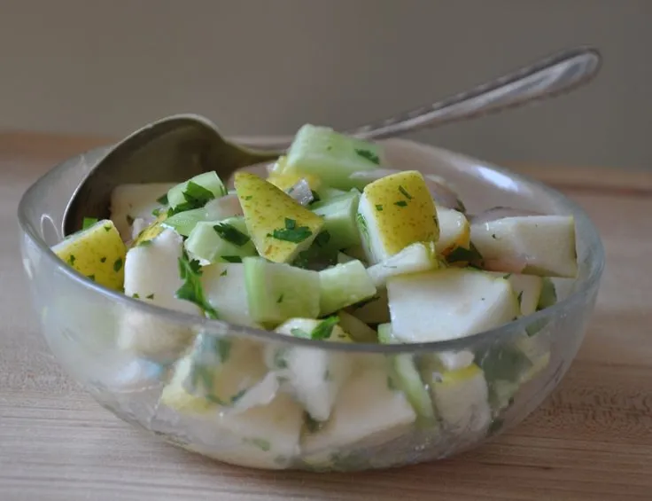 Peach, Pear, Paneer