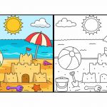 Beach Coloring Pages - Free Printable Pages For Kids