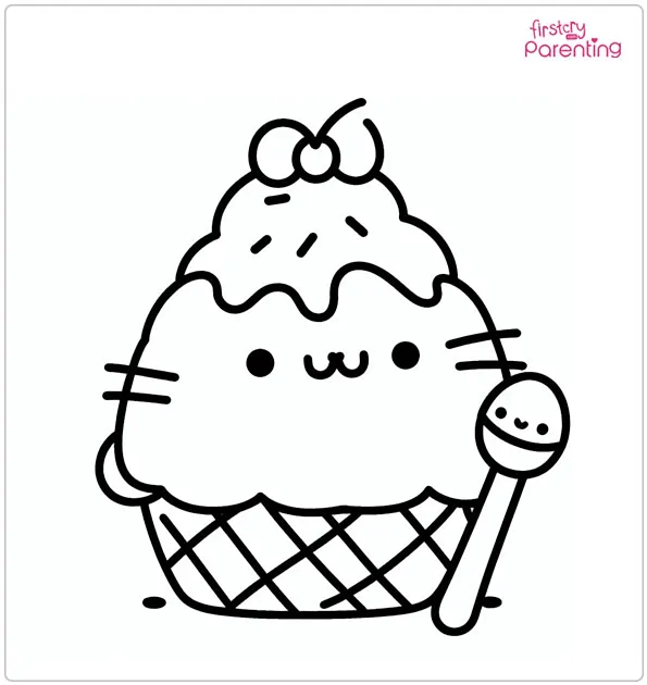 25 Ice Cream Coloring Pages - Free Printable, Sheets and Images for Kids