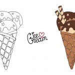 Ice Cream Coloring Pages - Free Printable Pages For Kids