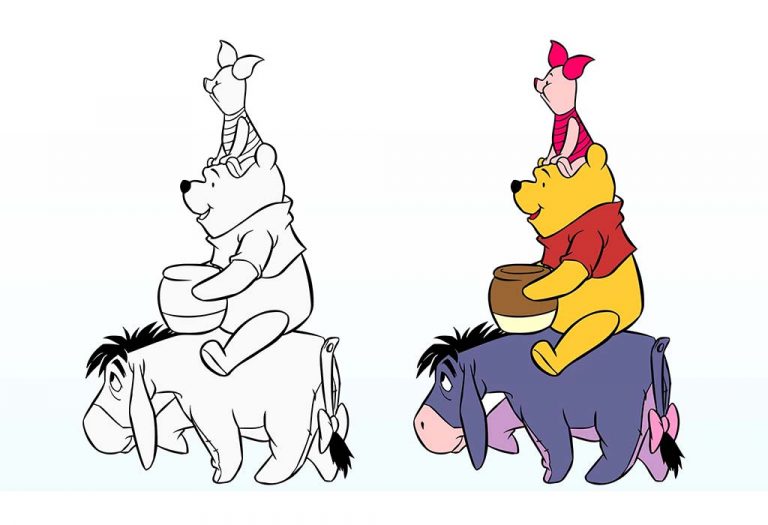 Winnie The Pooh Coloring Pages - Free Printable Pages For Kids