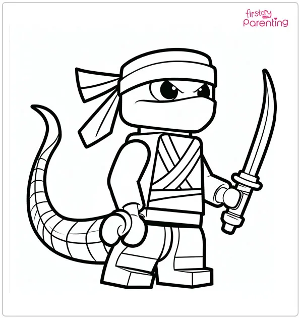 Ninjago Lizaru Coloring Page