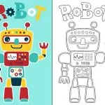 Robot Coloring Pages - Free Printable Pages For Kids
