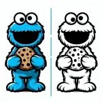 Cookie Monster Coloring Pages - Free Printable Pages For Kids