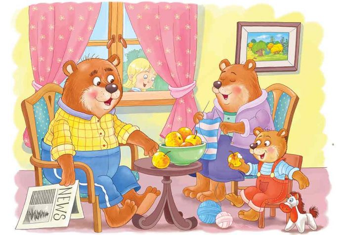 The Story Of Goldilocks And The Three Bears In Hindi
