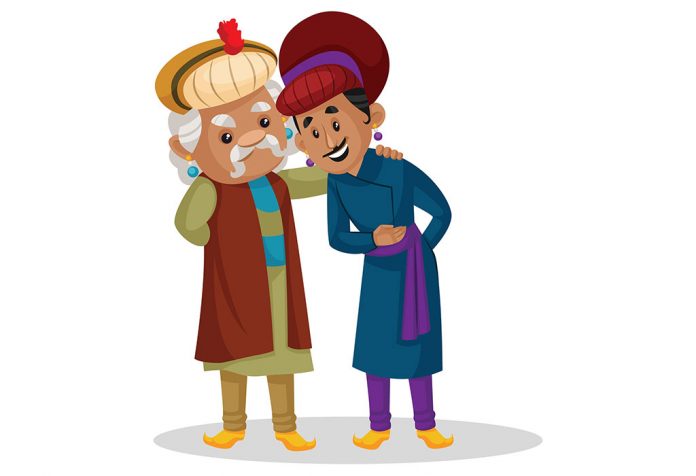 Resting after meal akbar birbal story In hindi