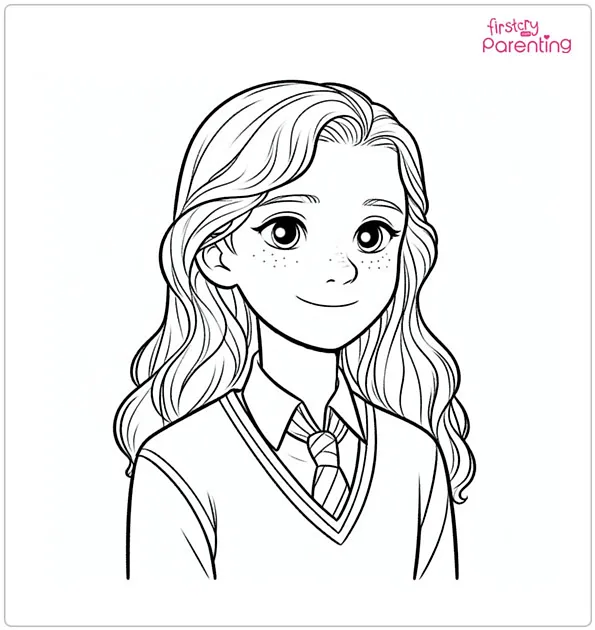 Harry Potter Ginny Coloring Page