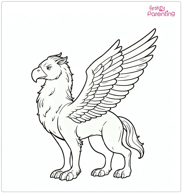 Harry Potter Hippogriff Coloring