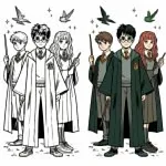 Harry Potter Coloring Pages - Free Printable Pages For Kids