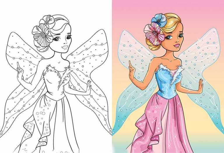 Fairy Coloring Pages - Free Printable Pages For Kids