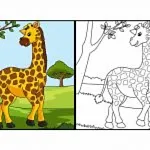 Giraffe Coloring Pages - Free Printable Pages For Kids