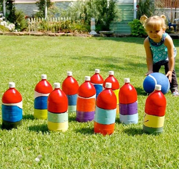 Recycled Bottle Bowling