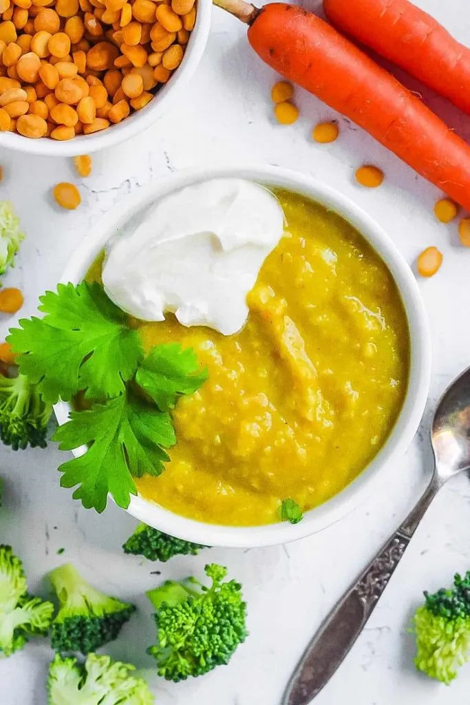 Lentils and Vegetable Puree