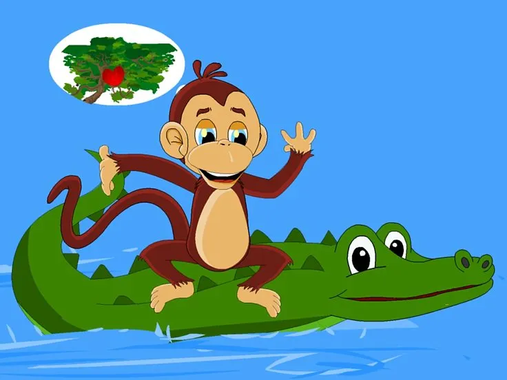 Story of monkey and the crocodile Story of monkey and the crocodile