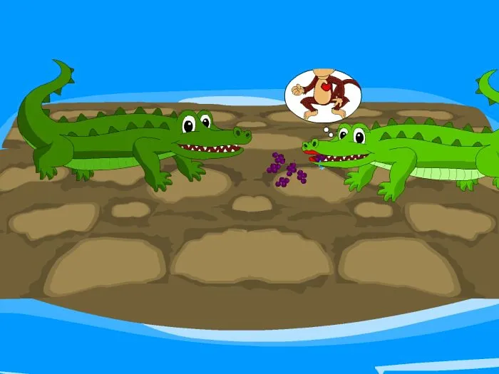 Crocodile and the monkey Crocodile and the monkey