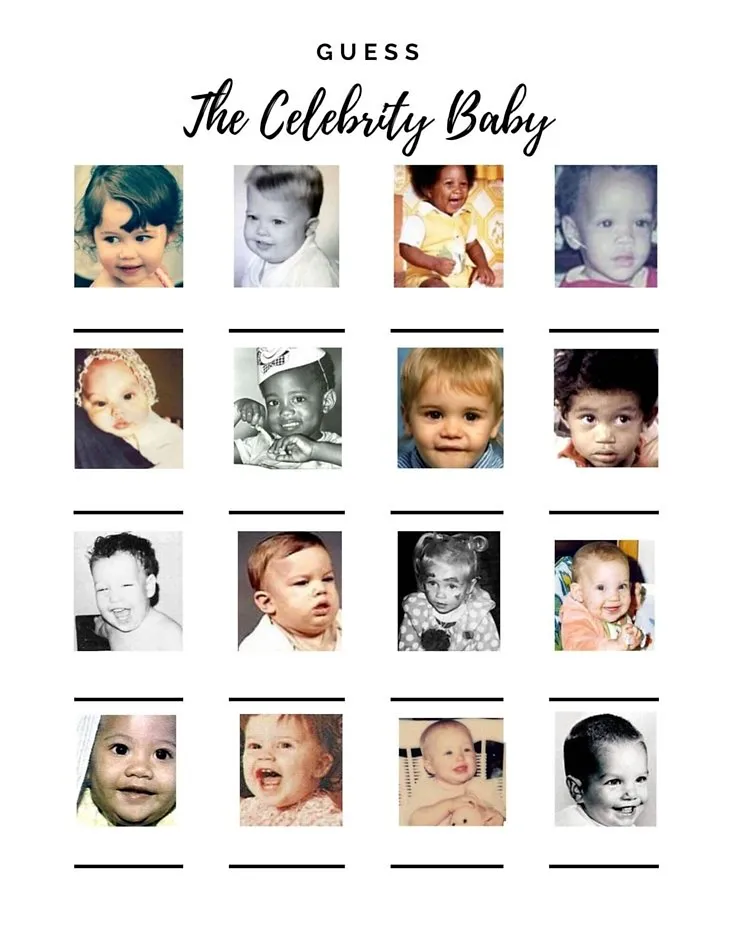 Guess the Celebrity Baby