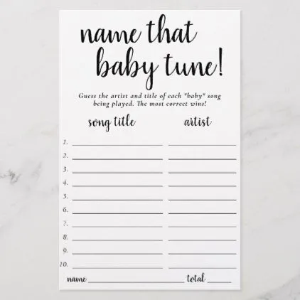 Name That Baby Tune
