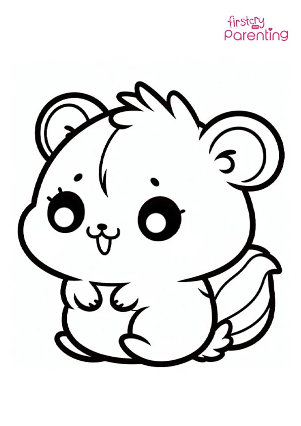 25 Hamster Coloring Pages - Free Printable, Sheets and Images for Kids