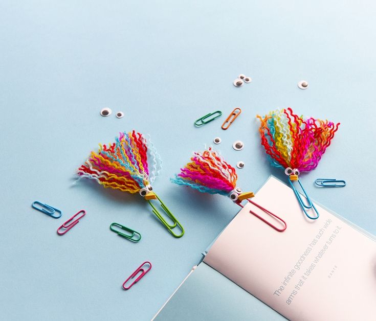 Crazy Bird Paper Clip Bookmark