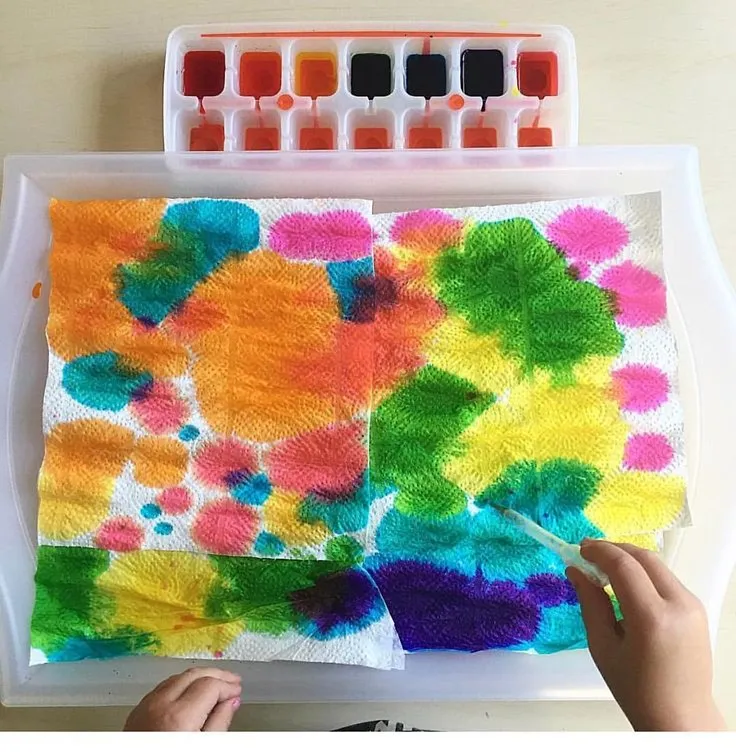 Making Art on Paper Towels