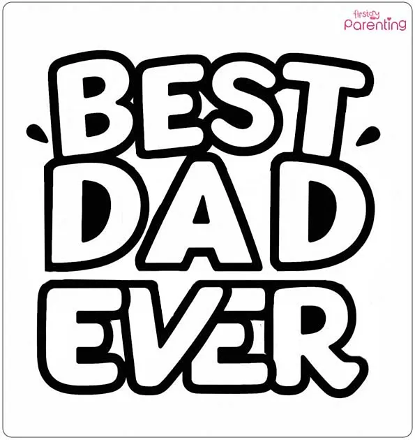 Top 20 Free Printable Father's Day Coloring Pages for Kids