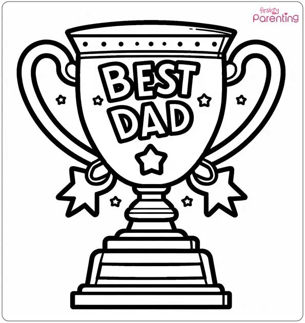 Top 20 Free Printable Father's Day Coloring Pages For Kids