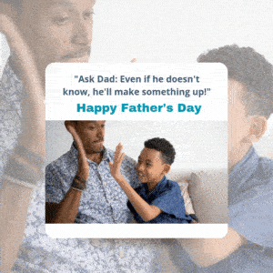 Black happy father's day gif