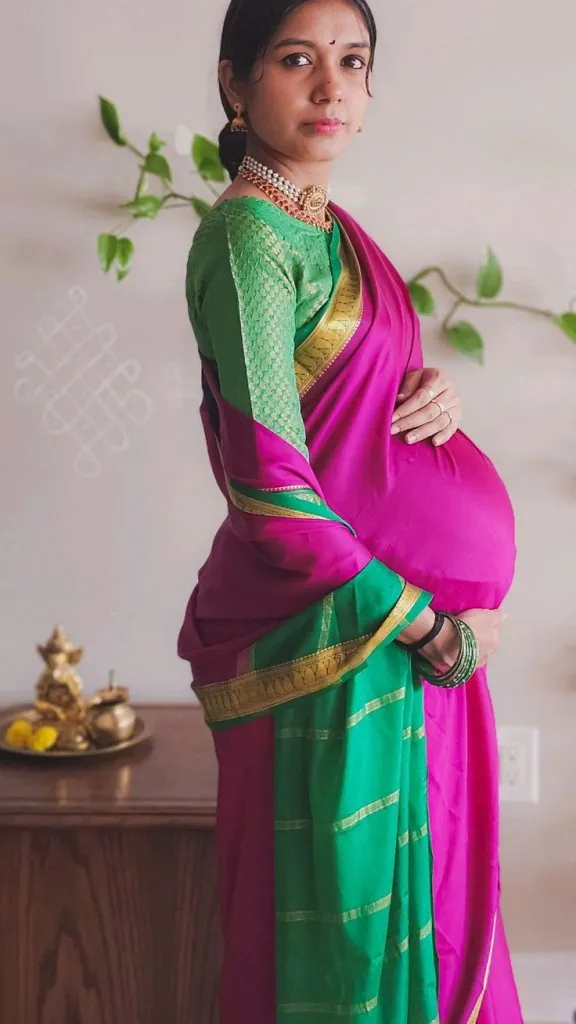 Different Draping Styles during pregnancy