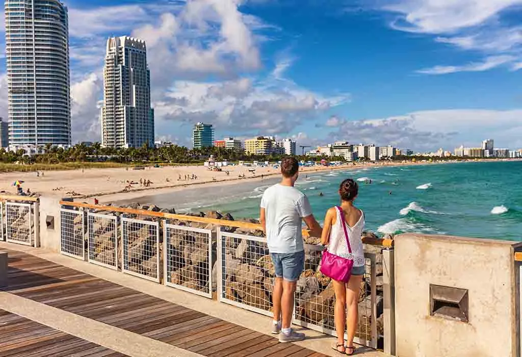 Walk Along the Miami Beach Boardwalk